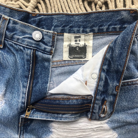Furst Of A Kind Vintage Levi Distressed Shorts - Picture 4 of 14